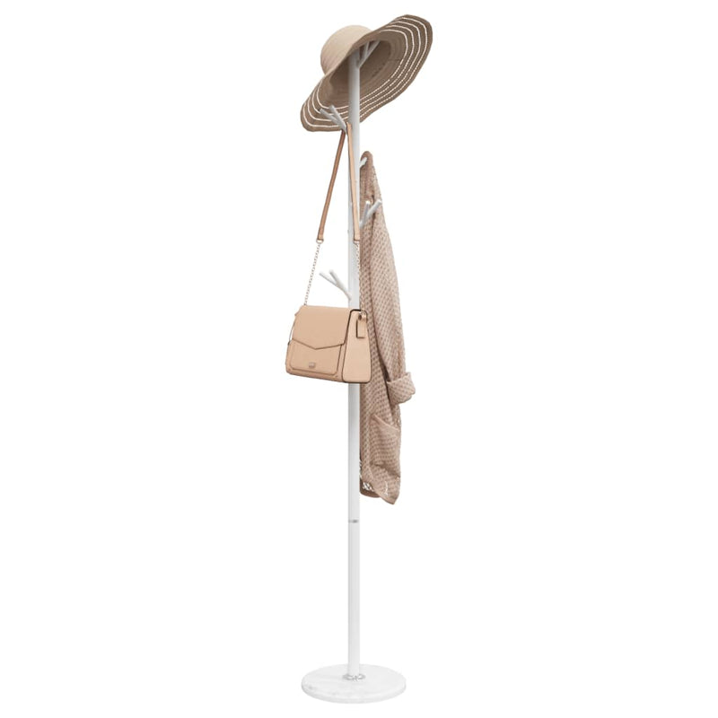 Afbeelding laden in galerijviewer, Vidaxl kapstok 175 cm gepoedercoat ijzer wit
