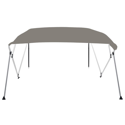 Vidaxl biminitop 4 bogen 243x244x137 cm grijs