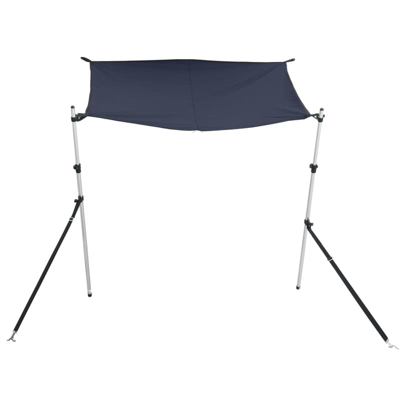 Afbeelding laden in galerijviewer, Vidaxl schaduwdoek t-top 170x170x(115-183) cm blauw
