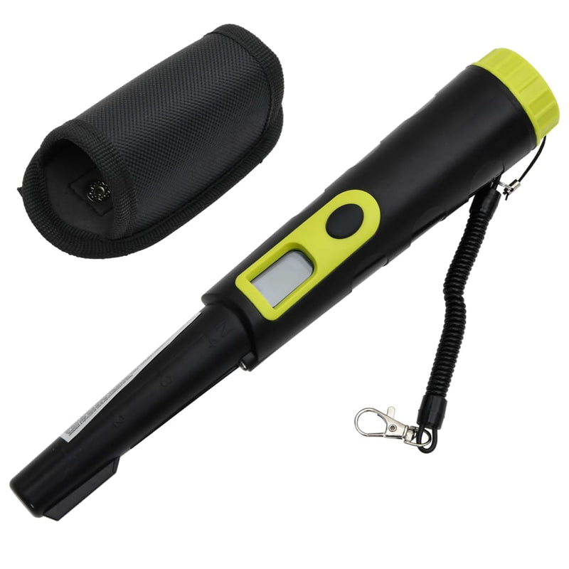 Afbeelding laden in galerijviewer, Vidaxl pinpointer metaaldetector met lcd-scherm zwart en geel
