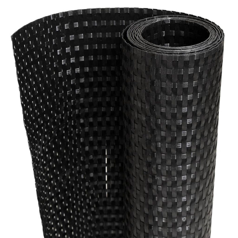 Afbeelding laden in galerijviewer, VidaXL Balkonscherm 1000x100 cm poly rattan zwart

