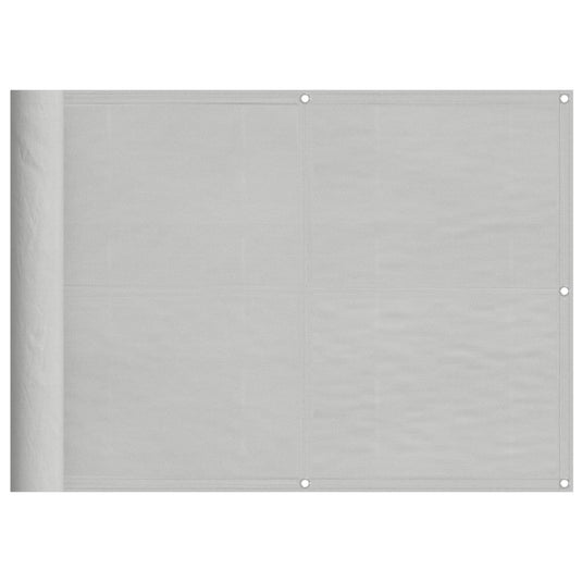Vidaxl balkonscherm 75x400 cm 100% oxford polyester lichtgrijs