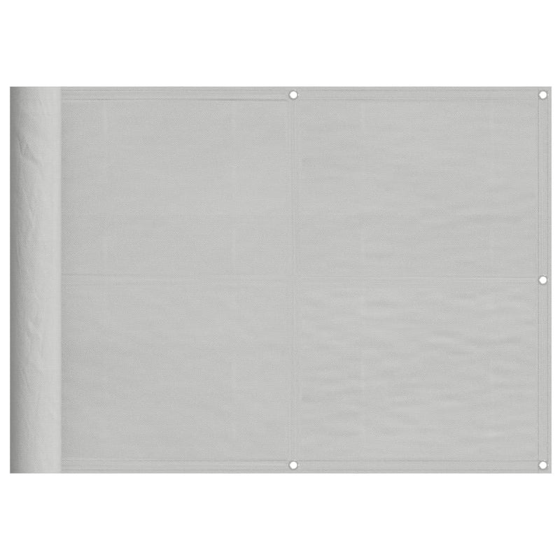 Afbeelding laden in galerijviewer, Vidaxl balkonscherm 75x500 cm 100% oxford polyester lichtgrijs
