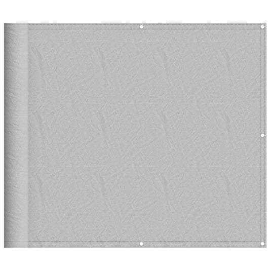 Vidaxl balkonscherm 90x300 cm 100% oxford polyester lichtgrijs