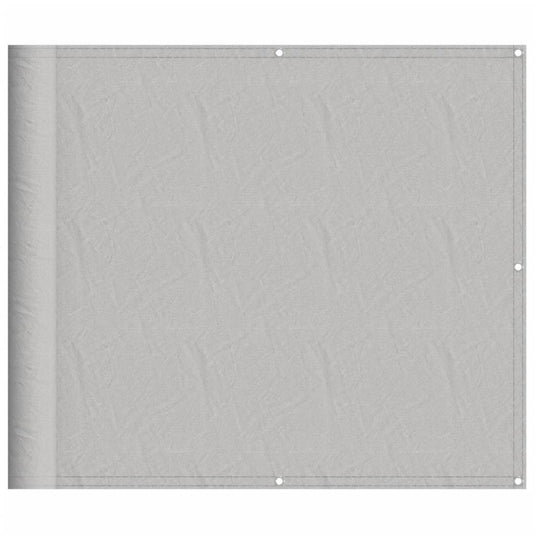 Vidaxl balkonscherm 90x500 cm 100% oxford polyester lichtgrijs