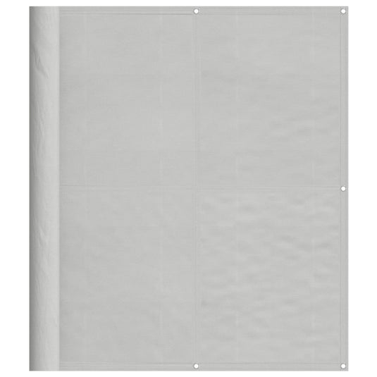 Vidaxl balkonscherm 120x700 cm 100% oxford polyester lichtgrijs