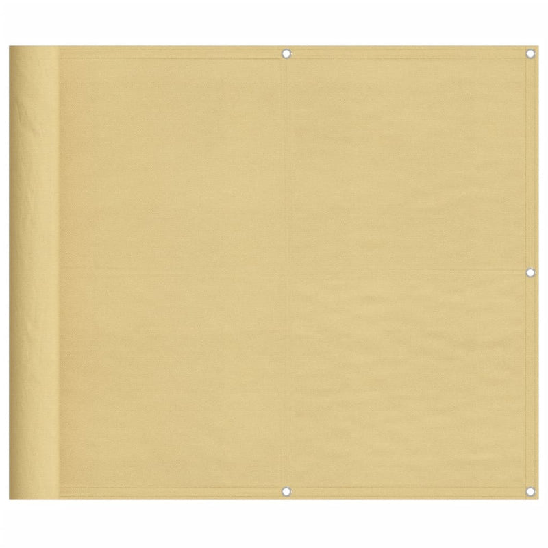 Afbeelding laden in galerijviewer, Vidaxl balkonscherm 90x400 cm 100% oxford polyester zandkleurig

