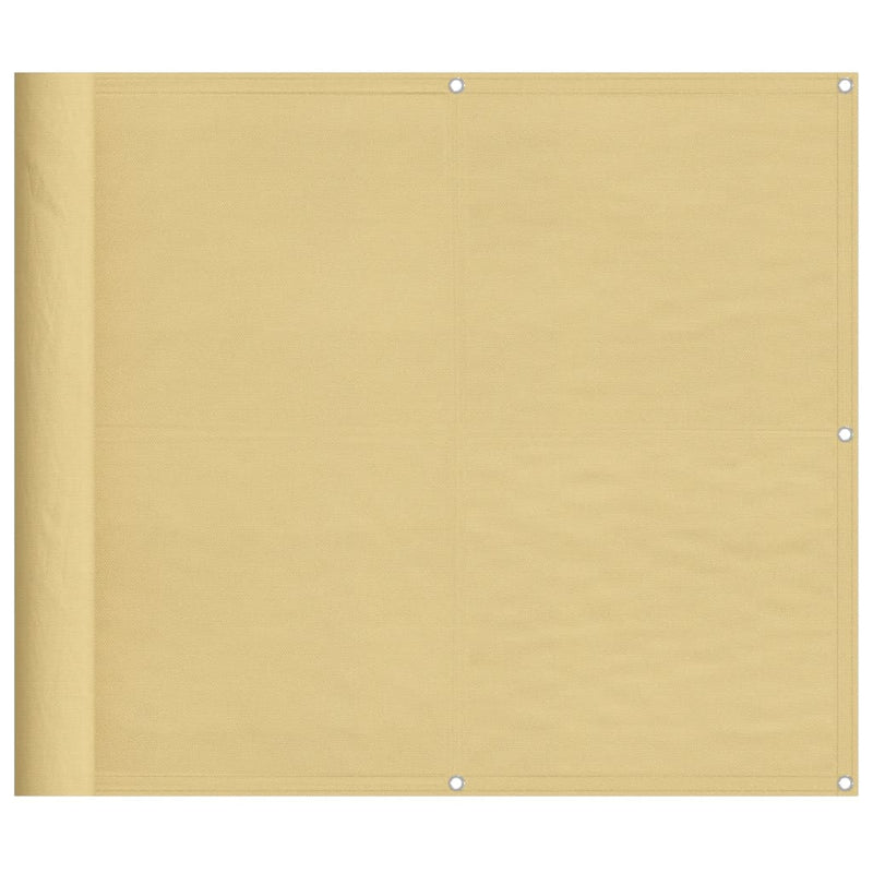 Afbeelding laden in galerijviewer, Vidaxl balkonscherm 90x600 cm 100% oxford polyester zandkleurig

