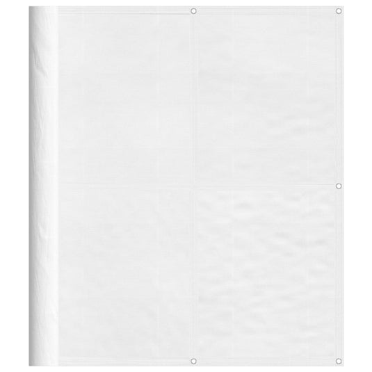 Vidaxl balkonscherm 120x800 cm 100% oxford polyester wit