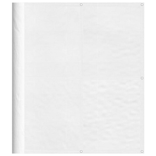 Vidaxl balkonscherm 120x1000 cm 100% oxford polyester wit