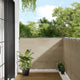 Vidaxl balkonscherm 120x1000 cm 100% oxford polyester beige