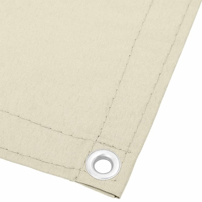 Afbeelding laden in galerijviewer, Vidaxl balkonscherm 120x700 cm 100% oxford polyester crèmekleurig

