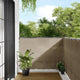 Vidaxl balkonscherm 120x800 cm 100% oxford polyester taupe