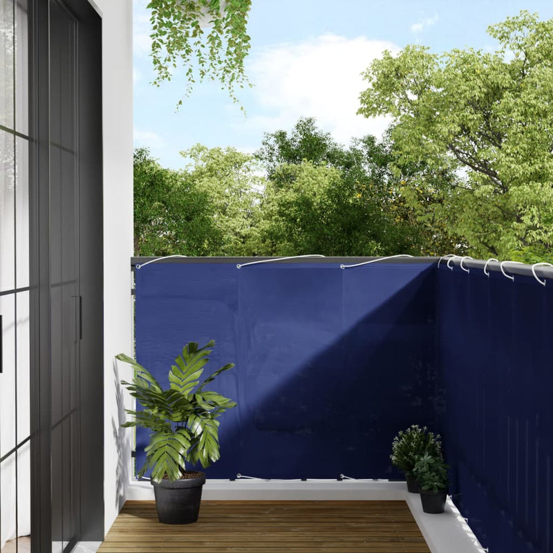 Afbeelding laden in galerijviewer, Vidaxl balkonscherm 120x700 cm 100% oxford polyester blauw
