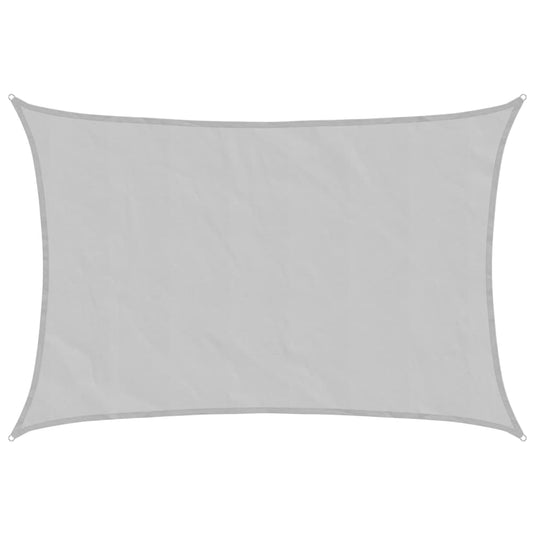 Vidaxl zonnezeil 3x2 m 100% polyester oxford lichtgrijs