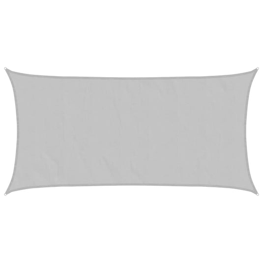 Vidaxl zonnezeil 4x2 m 100% polyester oxford lichtgrijs