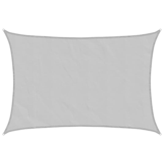 Vidaxl zonnezeil 4x3 m 100% polyester oxford lichtgrijs