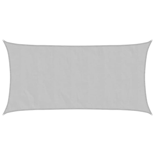 Vidaxl zonnezeil 7x4 m 100% polyester oxford lichtgrijs