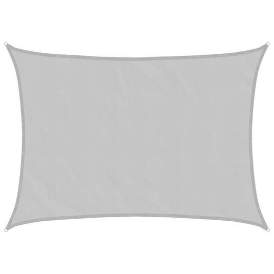 Vidaxl zonnezeil 7x5 m 100% polyester oxford lichtgrijs