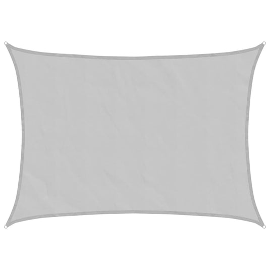 Vidaxl zonnezeil 8x6 m 100% polyester oxford lichtgrijs