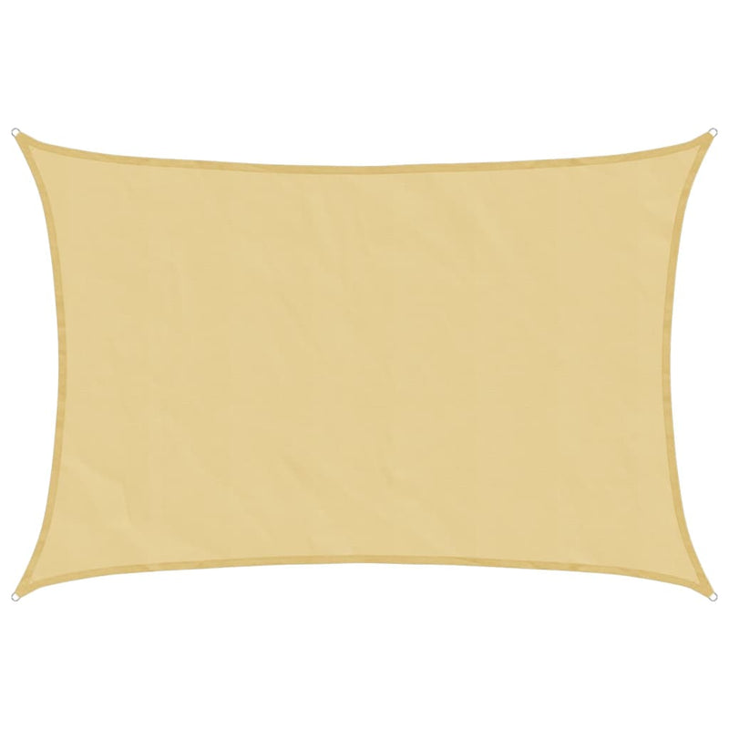Afbeelding laden in galerijviewer, Vidaxl zonnezeil 2,5x2 m 100% polyester oxford zandkleurig
