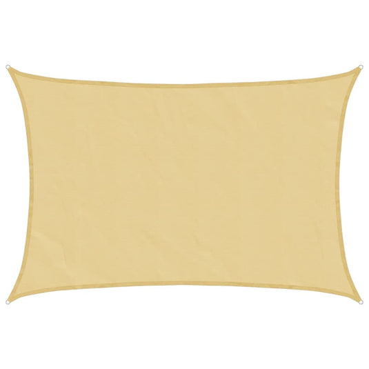 Vidaxl zonnezeil 3x2 m 100% polyester oxford zandkleurig