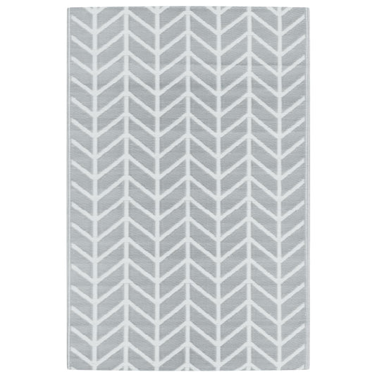 Vidaxl buitenkleed arakil 120x180 cm pp grijs