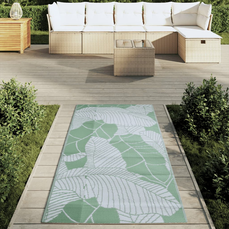 Afbeelding laden in galerijviewer, Vidaxl buitenkleed arakil 80x150 cm polypropeen groen
