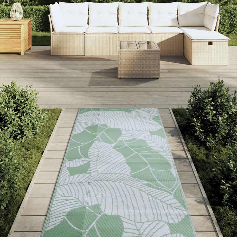 Afbeelding laden in galerijviewer, Vidaxl buitenkleed arakil 80x250 cm polypropeen groen
