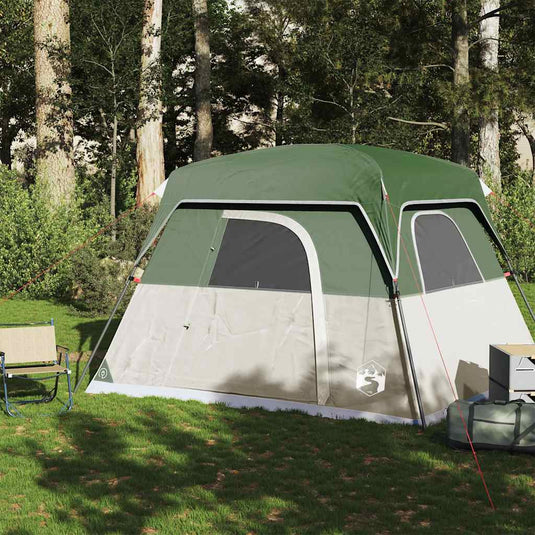Vidaxl tent 4-persoons waterdicht groen