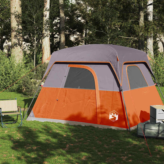 Vidaxl tent 4-persoons waterdicht oranje