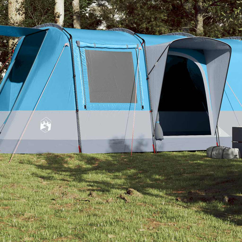 Afbeelding laden in galerijviewer, Vidaxl tunneltent 4-persoons waterdicht blauw
