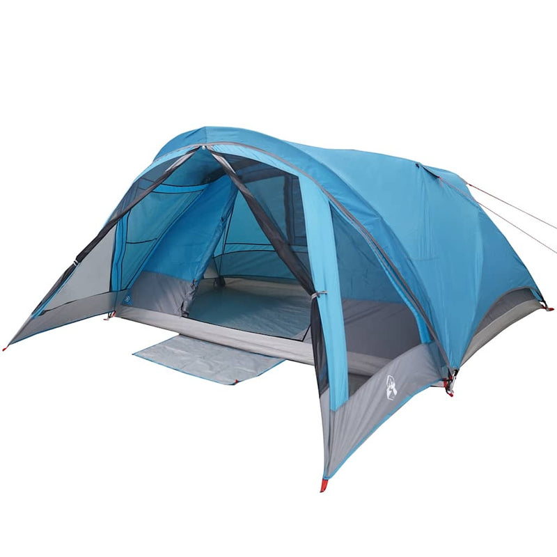Afbeelding laden in galerijviewer, Vidaxl tent 4-persoons waterdicht blauw
