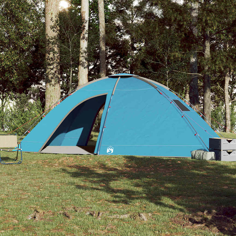 Afbeelding laden in galerijviewer, Vidaxl tent 8-persoons waterdicht blauw
