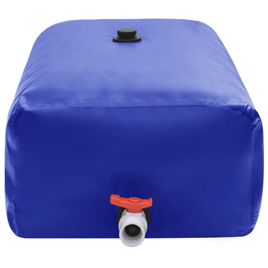 Vidaxl watertank met kraan opvouwbaar 500 l pvc