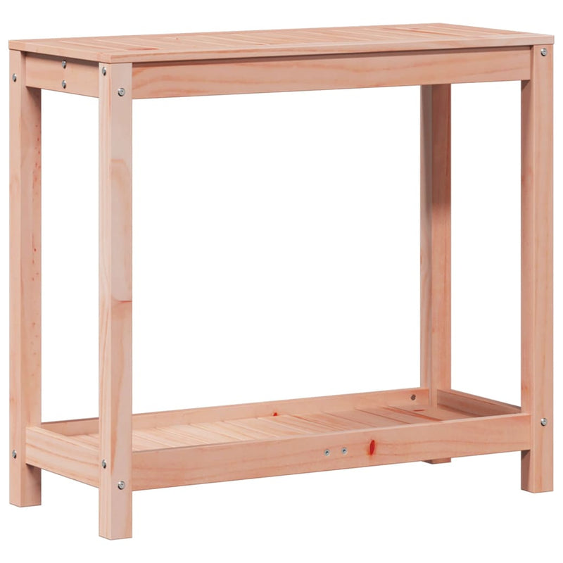 Afbeelding laden in galerijviewer, Vidaxl oppottafel met schap 82,5x35x75 cm massief douglashout
