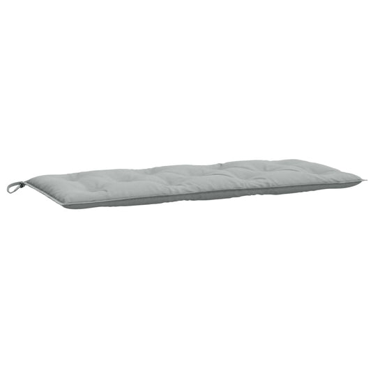 Vidaxl tuinbankkussen 120x50x7 cm stof gemêleerd lichtgrijs
