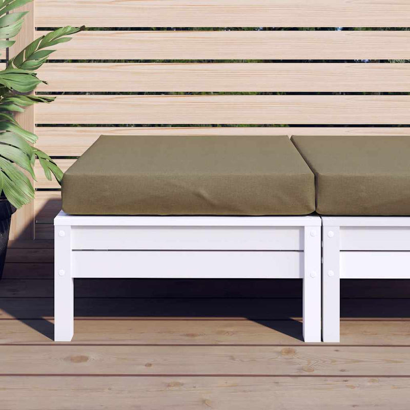 Afbeelding laden in galerijviewer, Vidaxl palletkussen 60x60x9,5 cm stof gemêleerd taupe
