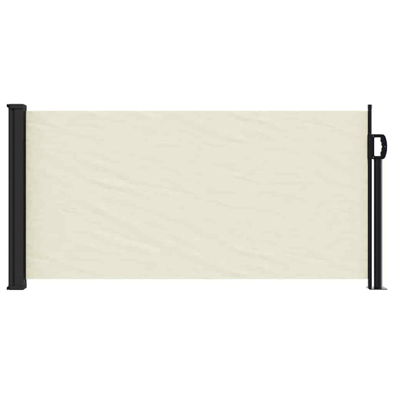Afbeelding laden in galerijviewer, Vidaxl windscherm uittrekbaar 100x300 cm crèmekleurig
