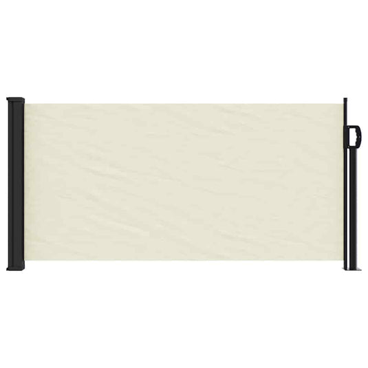 Vidaxl windscherm uittrekbaar 100x300 cm crèmekleurig