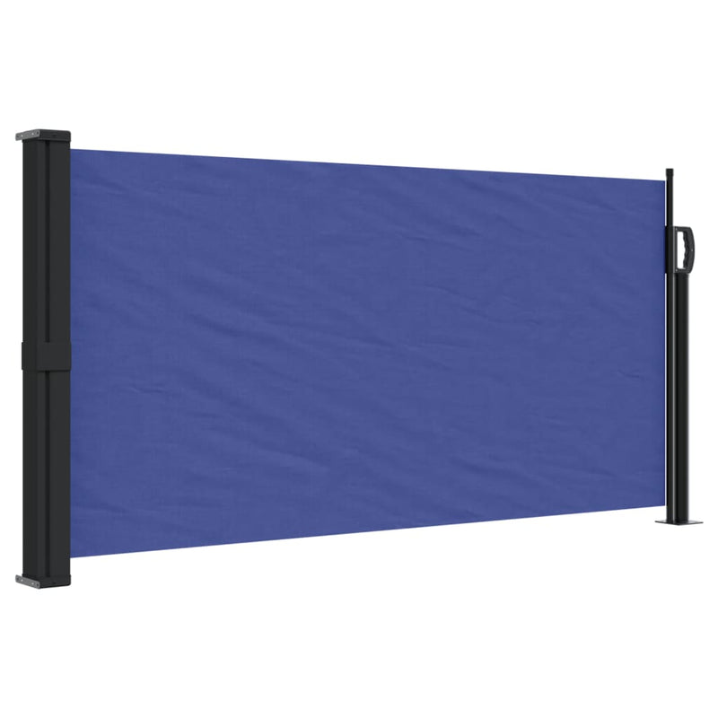 Afbeelding laden in galerijviewer, Vidaxl windscherm uittrekbaar 100x300 cm blauw
