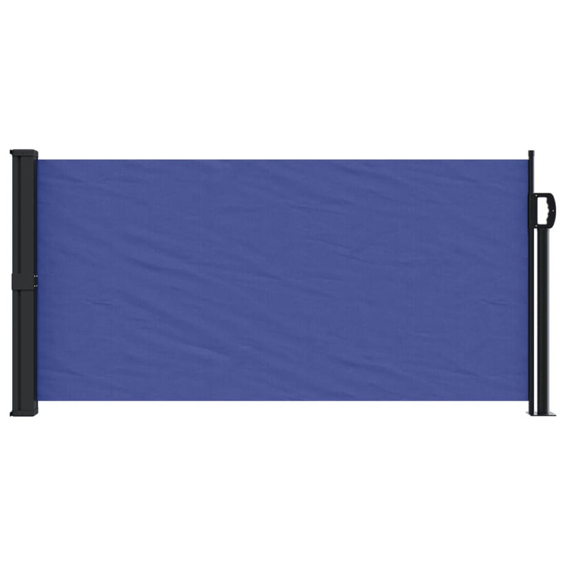 Afbeelding laden in galerijviewer, Vidaxl windscherm uittrekbaar 100x300 cm blauw
