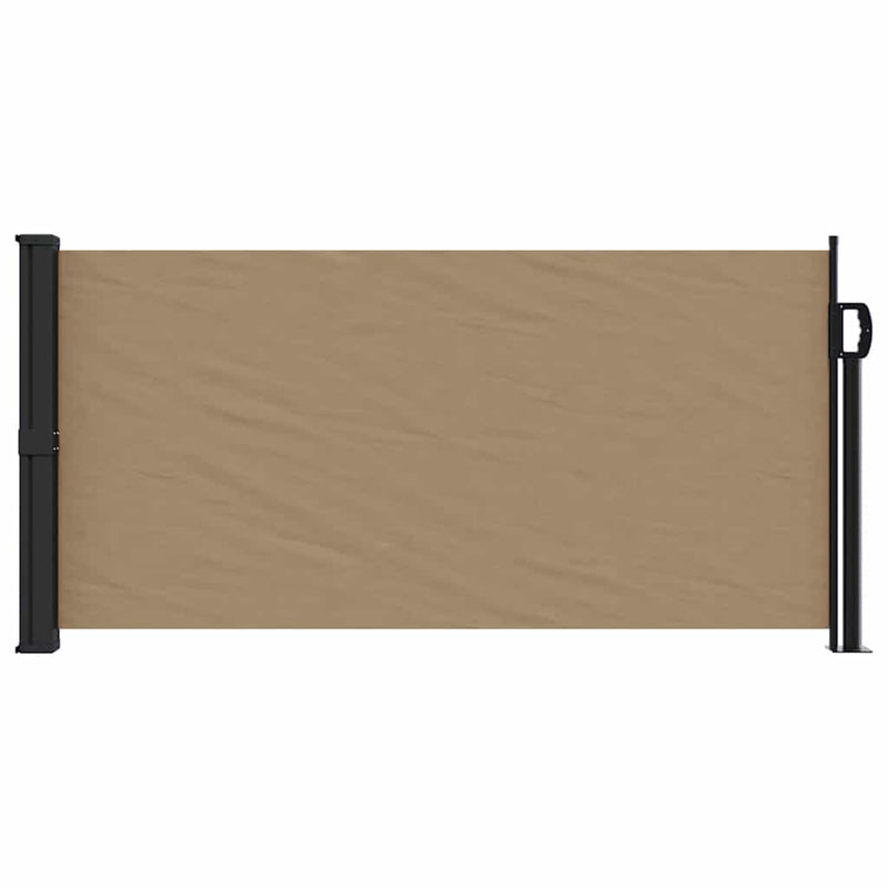 Afbeelding laden in galerijviewer, Vidaxl windscherm uittrekbaar 100x300 cm taupe
