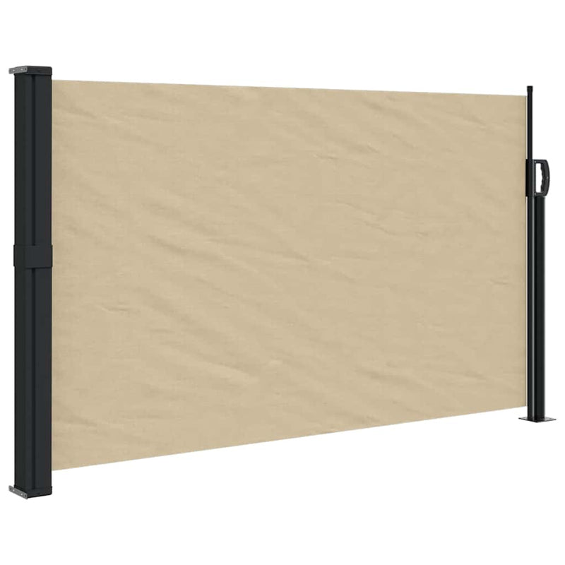 Afbeelding laden in galerijviewer, Vidaxl windscherm uittrekbaar 117x300 cm beige

