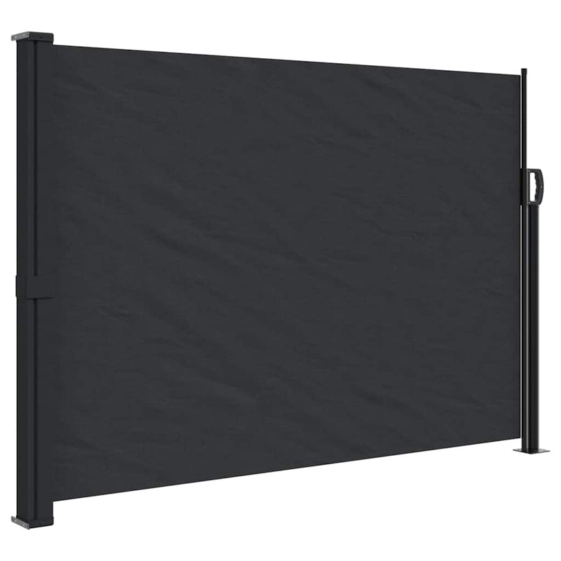 Afbeelding laden in galerijviewer, Vidaxl windscherm uittrekbaar 140x300 cm zwart
