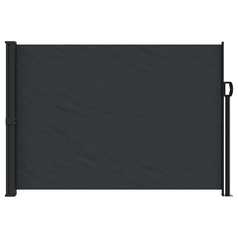 Afbeelding laden in galerijviewer, Vidaxl windscherm uittrekbaar 140x300 cm zwart
