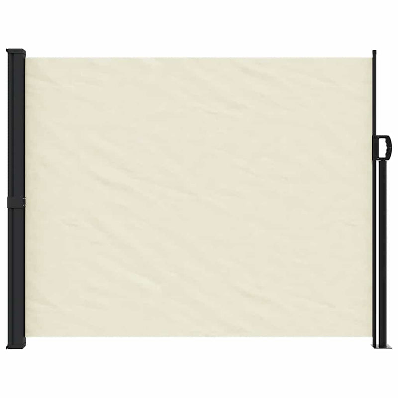 Afbeelding laden in galerijviewer, Vidaxl windscherm uittrekbaar 160x300 cm crèmekleurig
