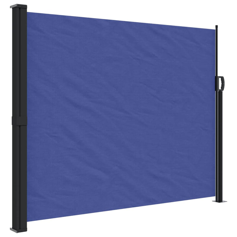 Afbeelding laden in galerijviewer, Vidaxl windscherm uittrekbaar 160x300 cm blauw
