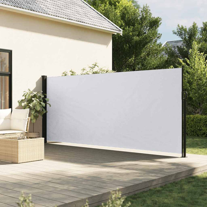 Afbeelding laden in galerijviewer, Vidaxl windscherm uittrekbaar 160x300 cm wit
