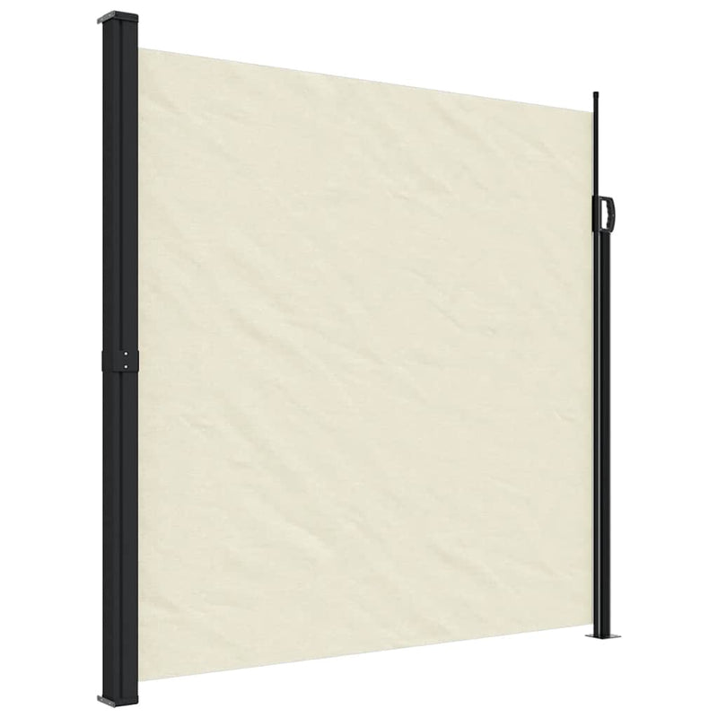 Afbeelding laden in galerijviewer, Vidaxl windscherm uittrekbaar 200x300 cm crèmekleurig
